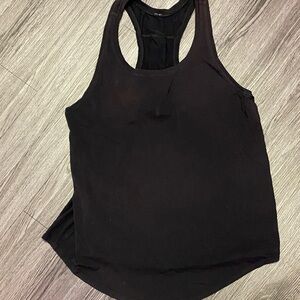 Lululemon Athletica Black Racerback Tank Top